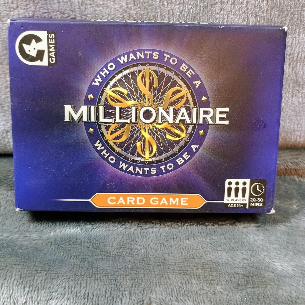 Ginger Fox Who Wants To Be A Millionaire Card Game 2021 Trivia Family Game Night